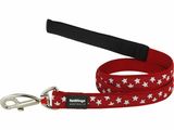 Red Dingo White Stars & Red Dog Lead