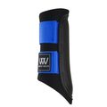 Woof Wear Club Brushing Boot Black & Eletric Blue
