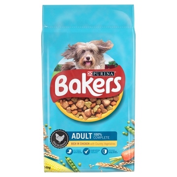 Bakers Adult Dry Dog Food Chicken and Veg