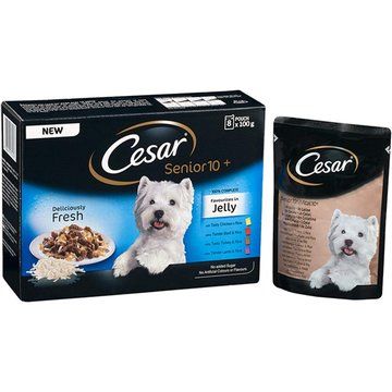 Cesar Senior 10+ Favourites in Jelly Dog Food