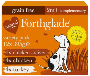 Forthglade Just Poultry Variety Pack Grain Free Dog Food
