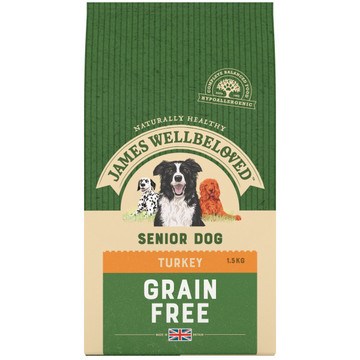 James Wellbeloved Senior Grain Free Turkey & Veg Dog Food