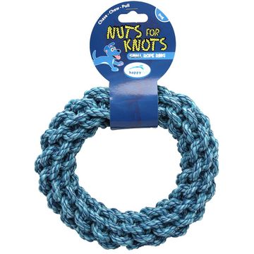 Happy Pet Nuts 4 Knots Ring Dog Toy