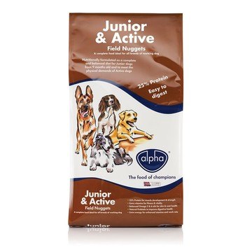 Alpha Junior & Active Field Nuggets Dog Food