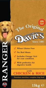 Davies Ranger Chicken & Rice Dog Food