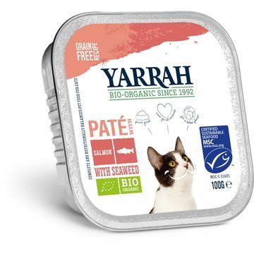 Yarrah Organic Grain Free Cat Food Pâté with Salmon