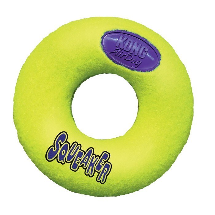 KONG AirDog Donut Squeaker Dog Toy