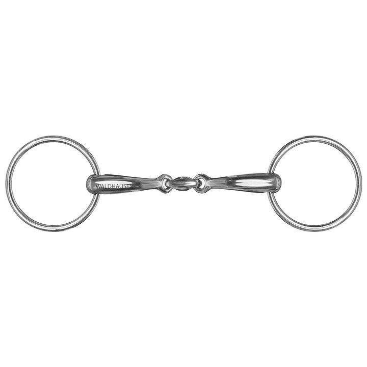 Anatomic Double Jointed Solid Snaffle Bit