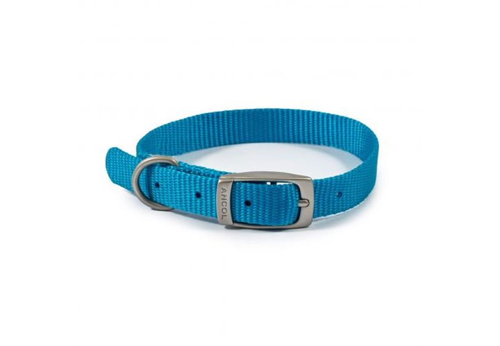 Ancol Viva Blue Nylon Dog Collar