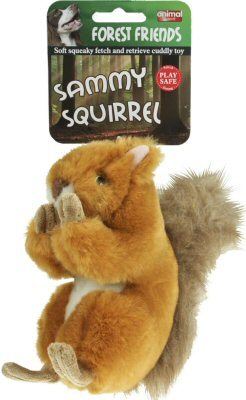 Animal Instincts Sammy Squirrel Plush Dog Toy