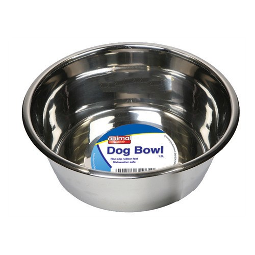 Animal Instincts Stainless Steel Dog Bowl
