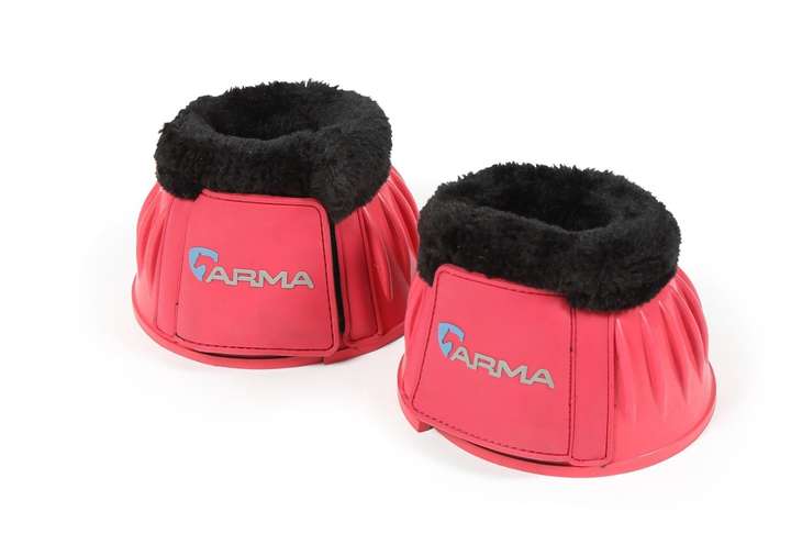 ARMA Fleece Over Reach Boots Pink