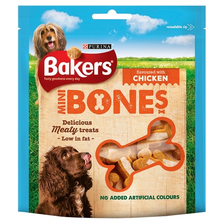 Bakers Mini Bone Chicken Dog Treats