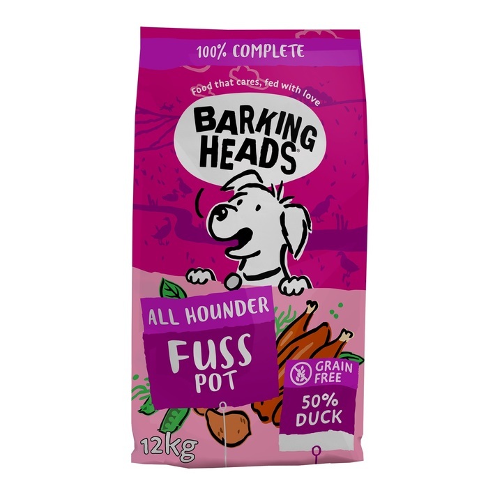 Barking Heads All Hounder Fuss Pot Duck Dog Dry Food