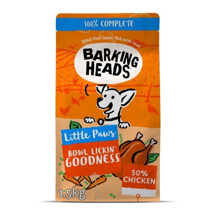Barking Heads Little Paws Bowl Lickin' Goodness Chicken Dry Dog Food