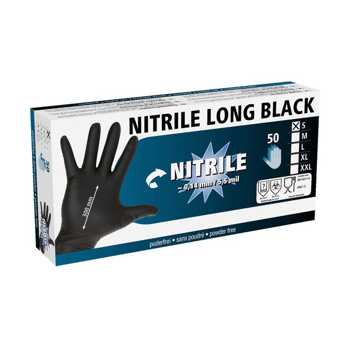 Battles All-Purpose Black Glove Nitrile for Humans