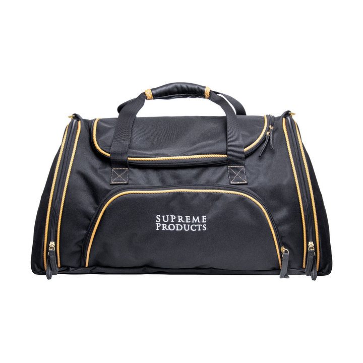 Battles Supreme Products Pro Groom Show Kit Black & Gold Duffle Bag