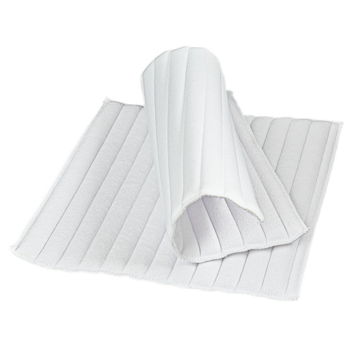 Bitz Quilted Leg Pads White