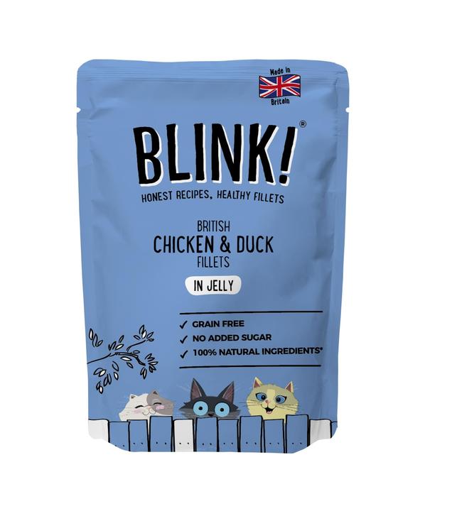Blink Chicken & Duck Fillets in Jelly Adult Cat Food Pouch