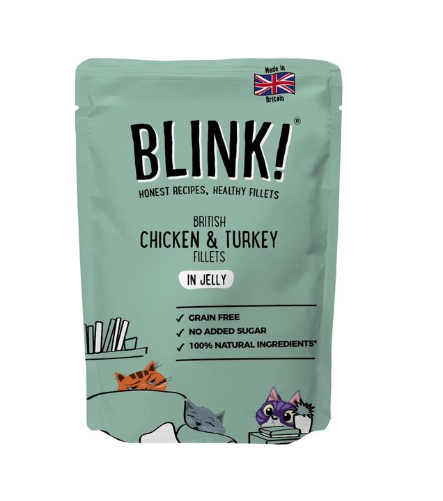 Blink Chicken & Turkey Fillets in Jelly Adult Cat Food Pouch