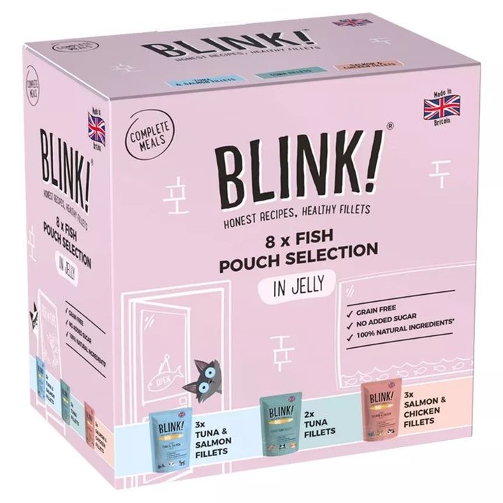 Blink Fish Selection in Jelly Cat Food Multipack
