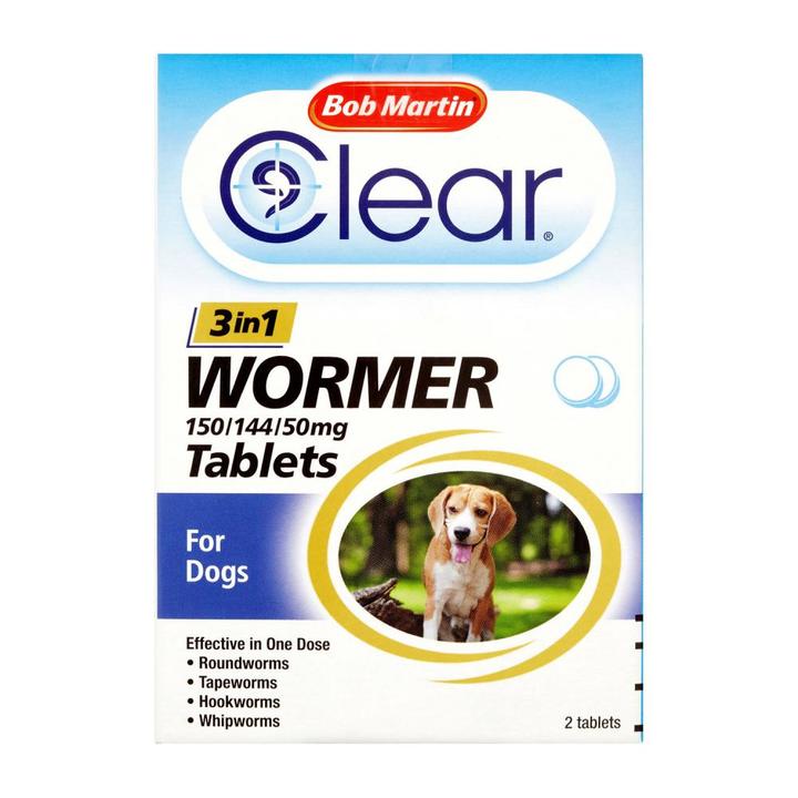 Bob Martin Clear 3 in 1 Wormer for Dogs