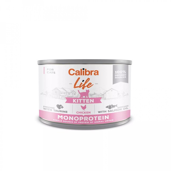 Calibra Life Chicken Canned Kitten Cat Food