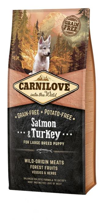 Carnilove Salmon & Turkey For Large Breed Puppy Food