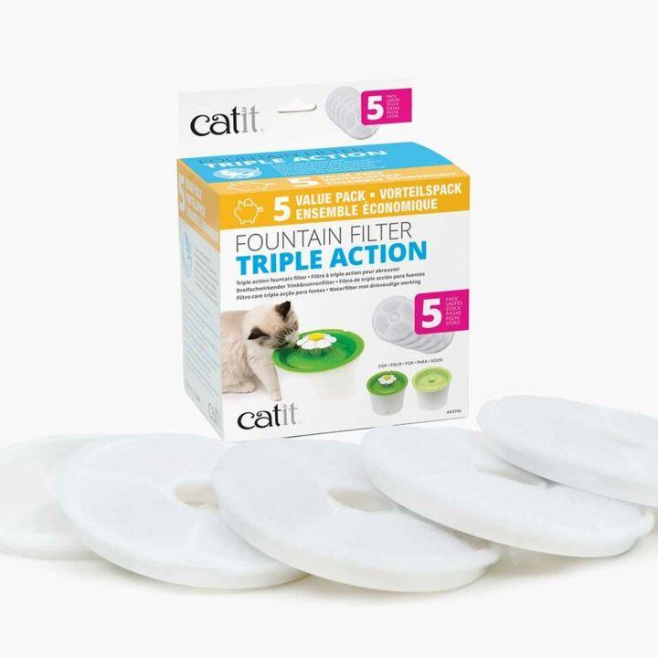 Catit Triple Action Filter - Pack of 5