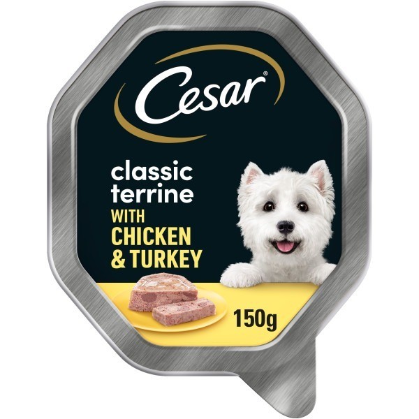 Cesar Classic Terrine with Chicken & Turkey for Dogs