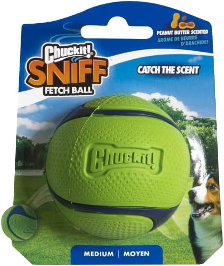 Chuckit! Sniff Fetch Ball Peanut Butter for Dogs