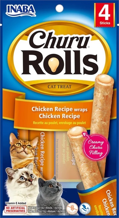 Churu Chicken Recipe Cat Rolls