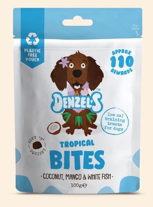 Denzel's Tropical Bites For Dogs Coconut Mango & White Fish for Dogs