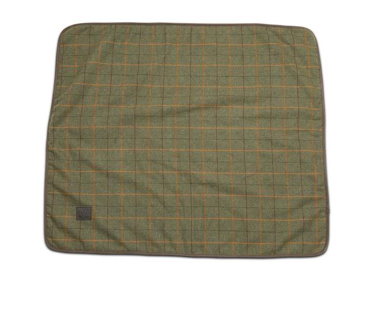 Digby & Fox Tweed Dog Blanket Red Yellow Blue Check