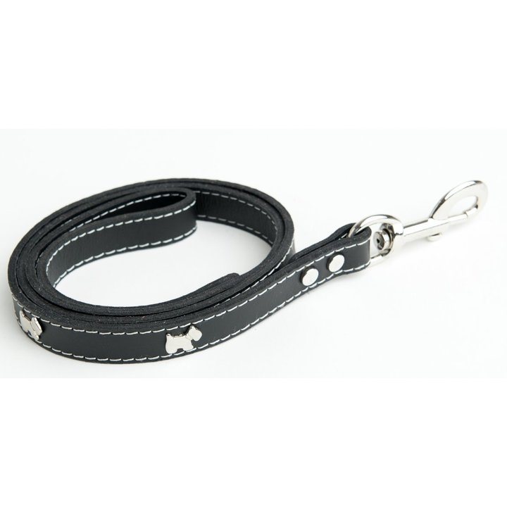 Doggy Things Westie Leather Dog Lead
