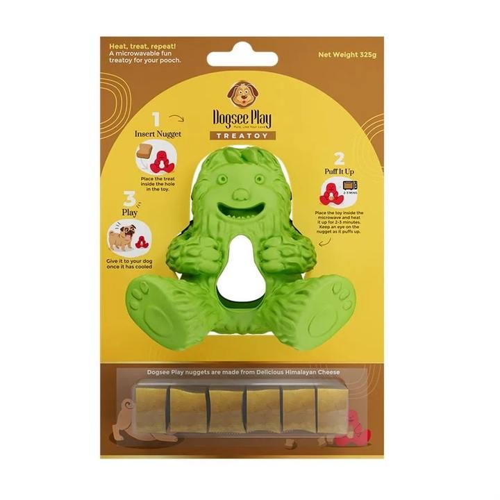 Dogsee Play Green Treatoy Dog Chew Toy
