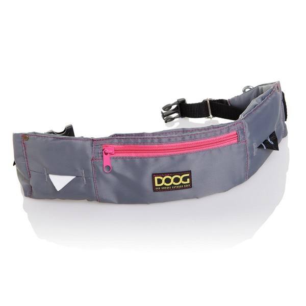 DOOG Walkie Belt - Grey/ Pink