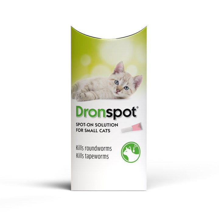 Dronspot Spot On Wormer for Small Cats (0.5 to 2.5kg)