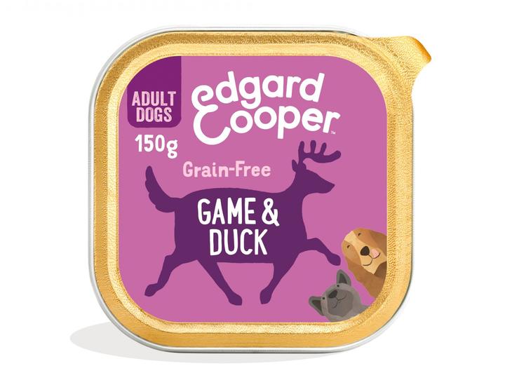 Edgard & Cooper Delicious Game & Duck Adult Dog Wet Food Trays