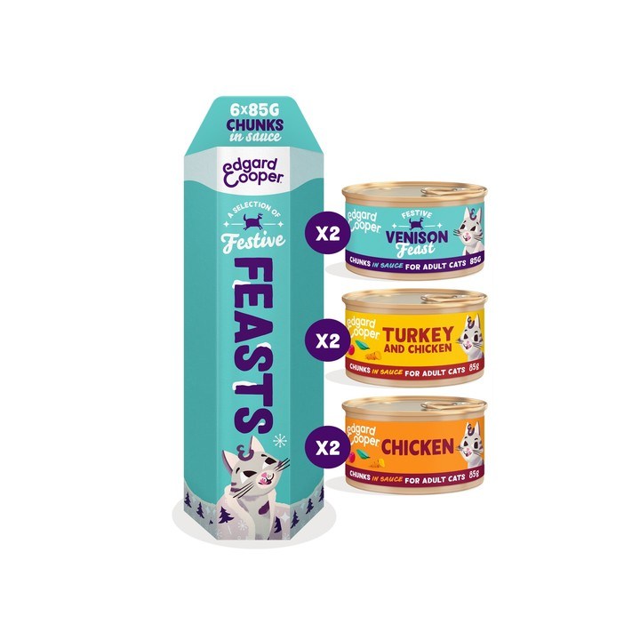 Edgard & Cooper Festive Feasts Multipack for Adult Cats