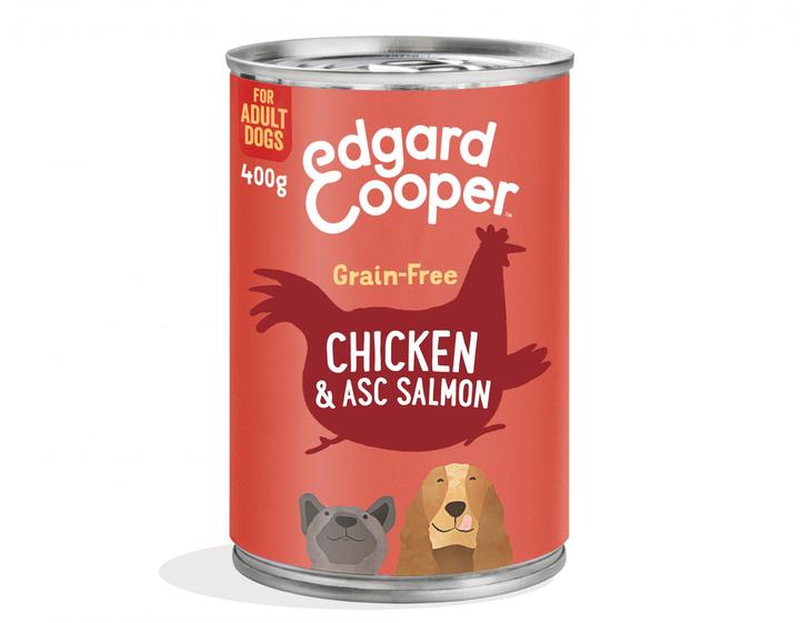 Edgard & Cooper Magnificent Chicken & Salmon Senior Dog Food Tins