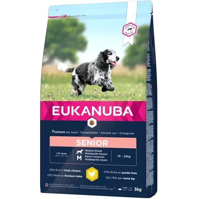 Eukanuba Senior Medium Breed Chicken Dog Food
