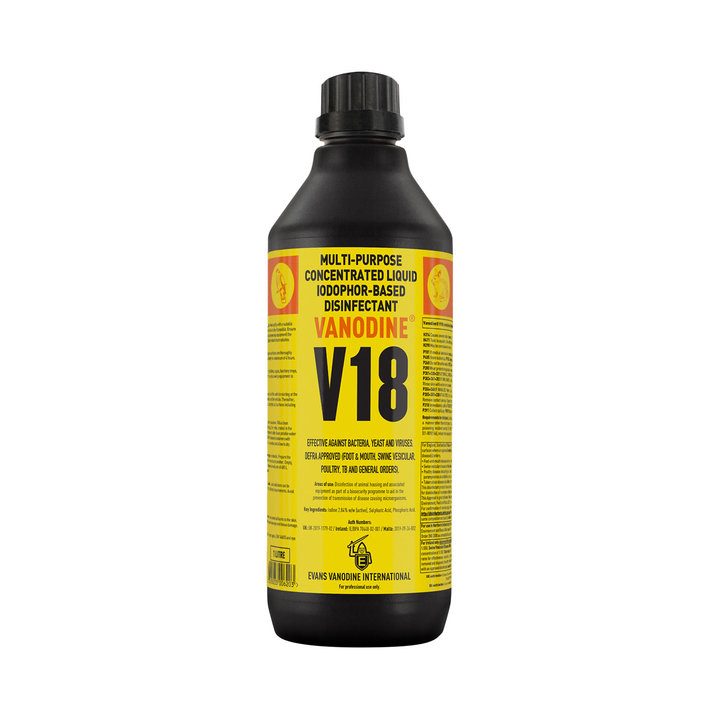 Evans Vanodine V18 General Purpose Disinfectant