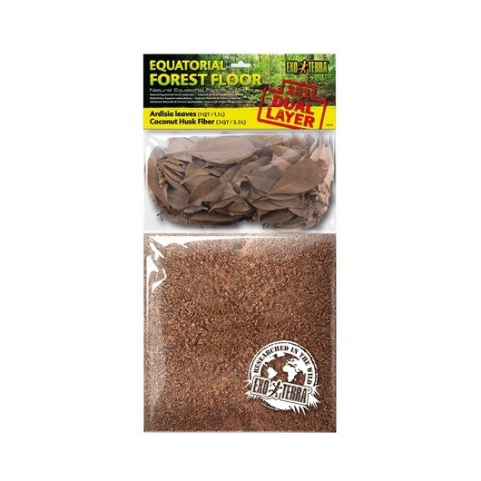 Exo Terra Dual Leaves & Coco Husk Substrate Forest Floor