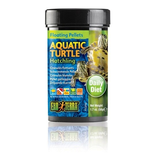 Exo Terra Floating Pellets Hatchling/Aquatic Turtle Food