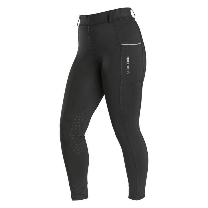Firefoot Howden Riding Tights Kids Black/Grey