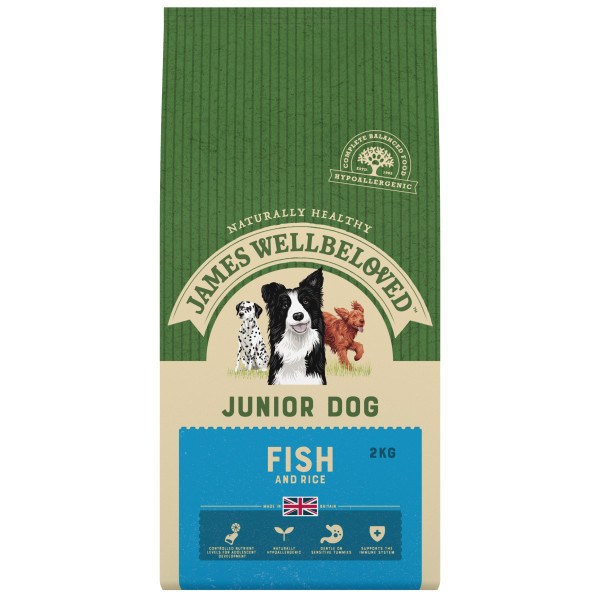 James Wellbeloved Junior Fish & Rice Dog Food