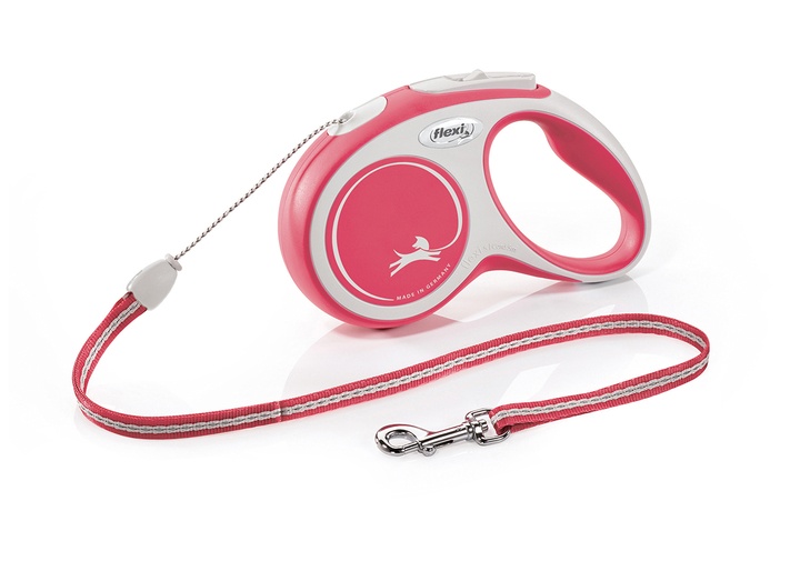 Flexi New Comfort Cord Dog Lead 5m Red