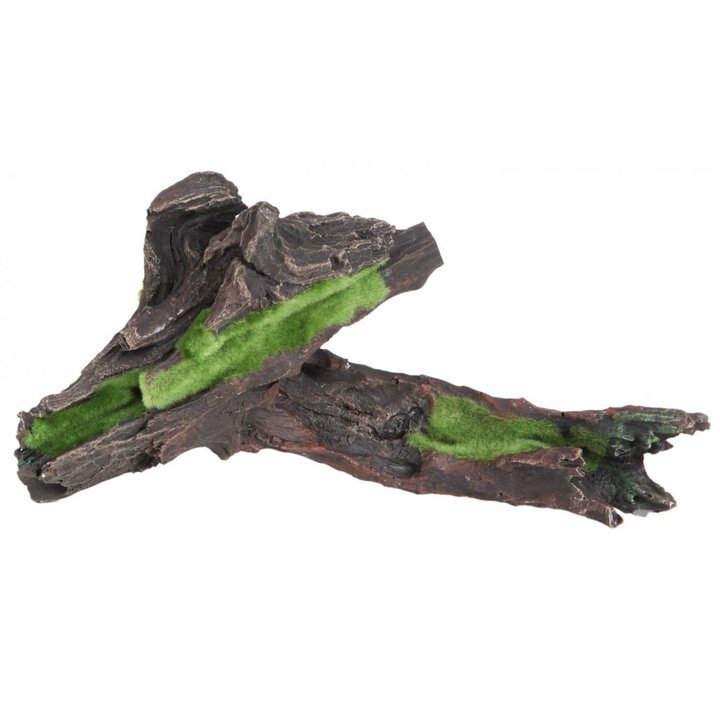 Fluval Black Driftwood With Moss Decor