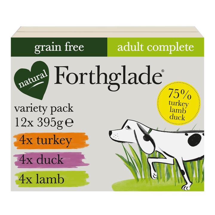 Forthglade Complete Turkey, Duck and Lamb Adult Grain Free Dog Food